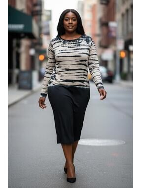 Religion Women's Long Sleeve Tie-Dye Dress